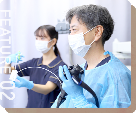 鎮静剤を使用して苦痛を抑え楽に受けられる大腸カメラ検査