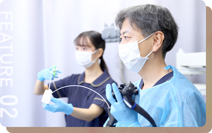 鎮静剤を使用して苦痛を抑え楽に受けられる大腸カメラ検査